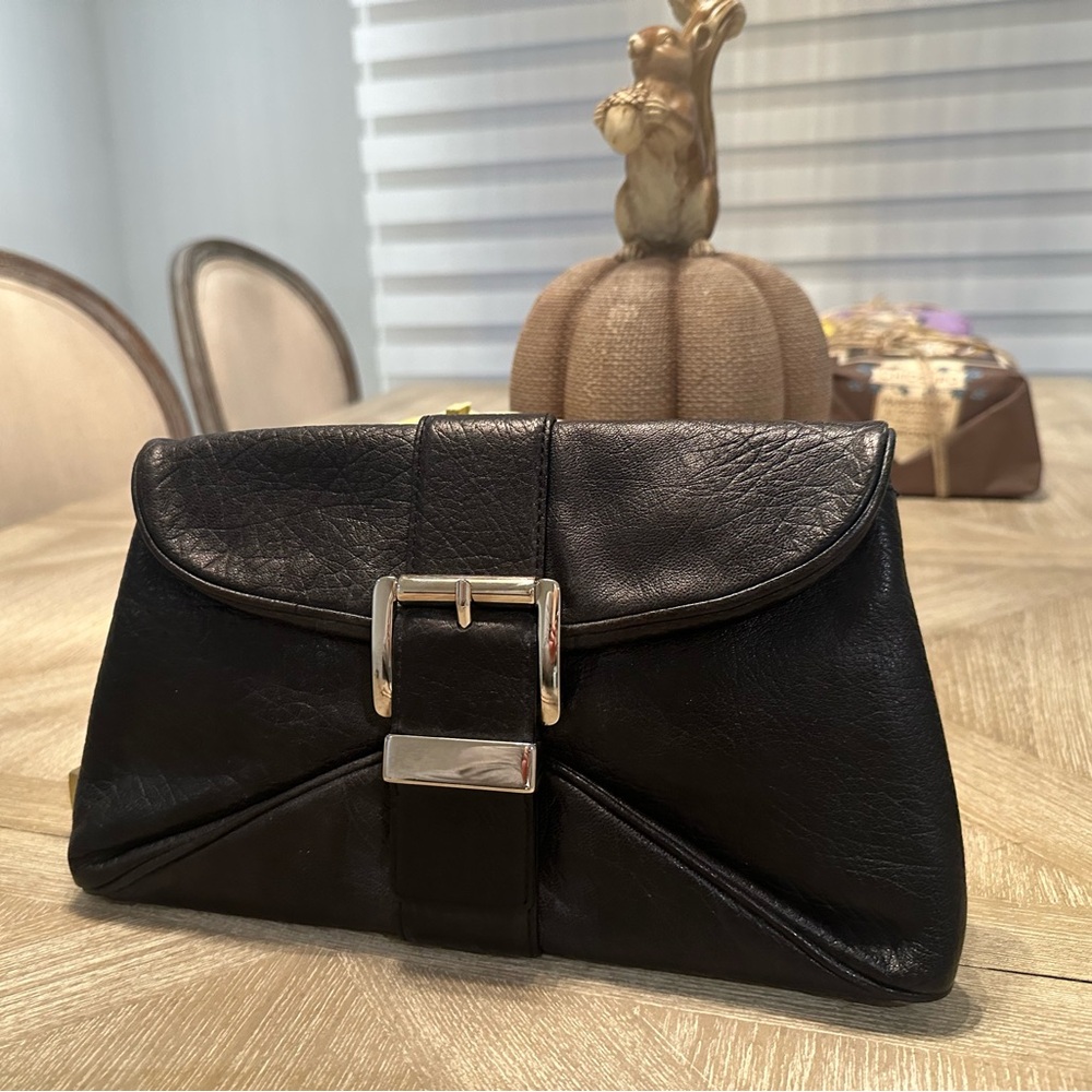 Michael Kors - Black Leather Clutch Purse
